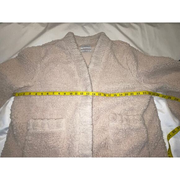 Urban Outfitters Teddy Jacket in Cream - Size‎ L - SO Yummy! - Picture 7 of 11